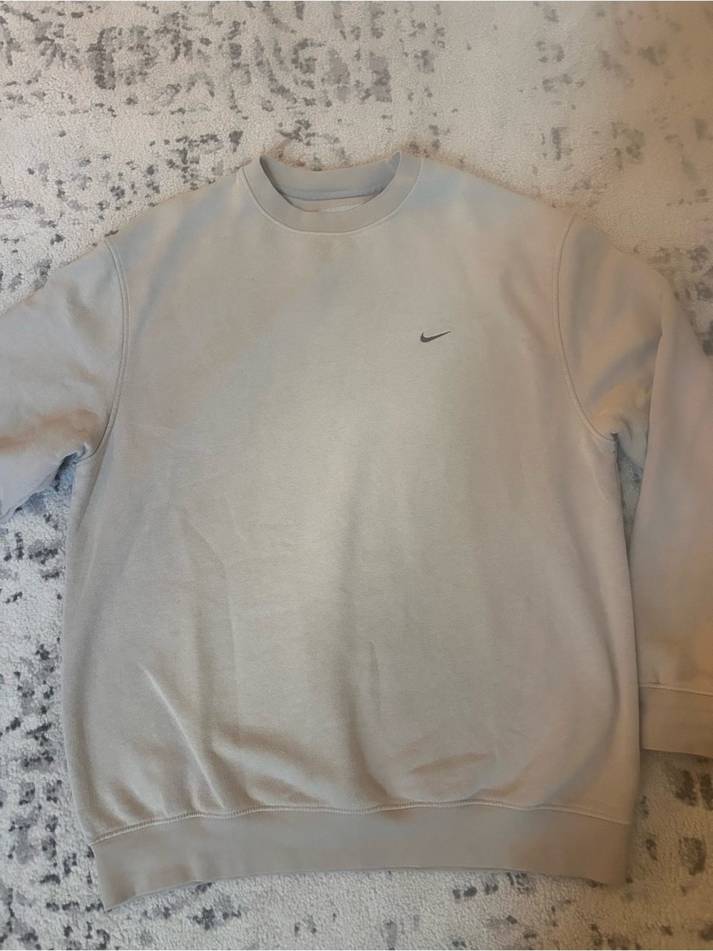 Nike tan oatmeal Crewneck Sweatshirt XL vintage